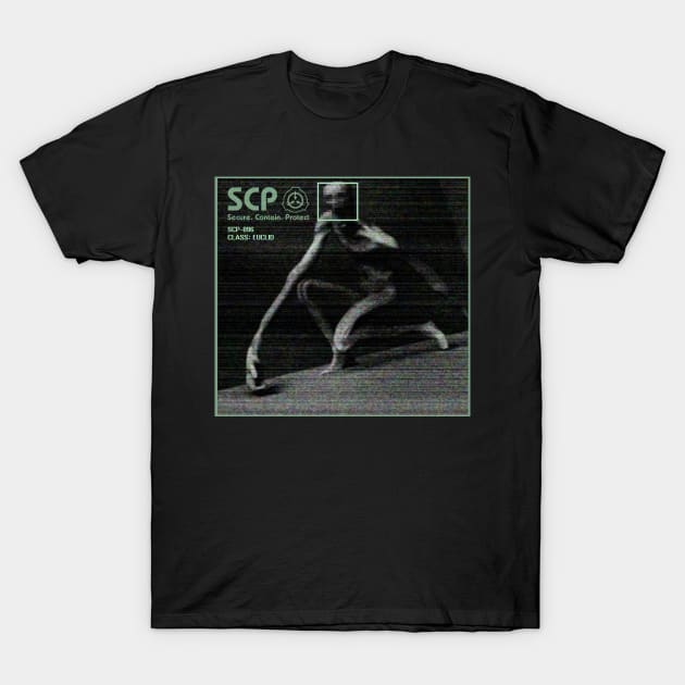 SCP 096 Shy Guy Terminal View T-Shirt by Mellowdellow